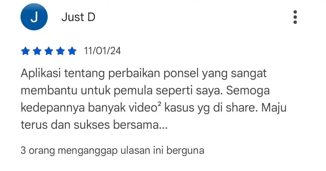 Ulasan Play Store 1